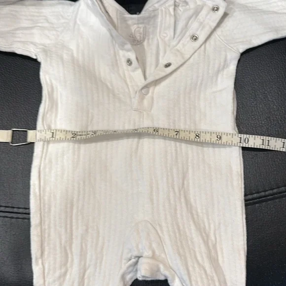 baby dior, pajama, onesie, yellow, 6 months , footies, one piece -E-